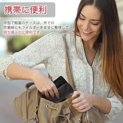 UrbanPulse フィルターケース 82mm カメラフィルターケース 3ポケット フィルター収納 防塵 防水 82mmまでのフィルター対応 |  | 05