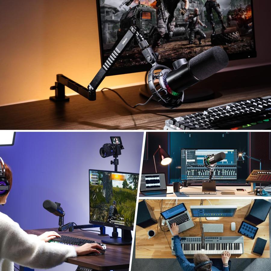 VIJIM マイクスタンド マイクアーム 角度高さ調節 デスク