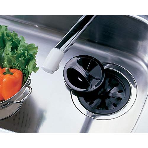 Belca 日本製 排水口 ふた 流し用菊割れゴム・止水セット 直径14.5cm用 直径14.4×高さ1.7cm ブラック SP-204 |  | 01