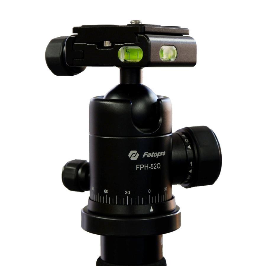 Fotopro 一脚 NGA-54 4段 中型 自由雲台 脚径25mm アルミ製 ブラック 816863 |  | 02