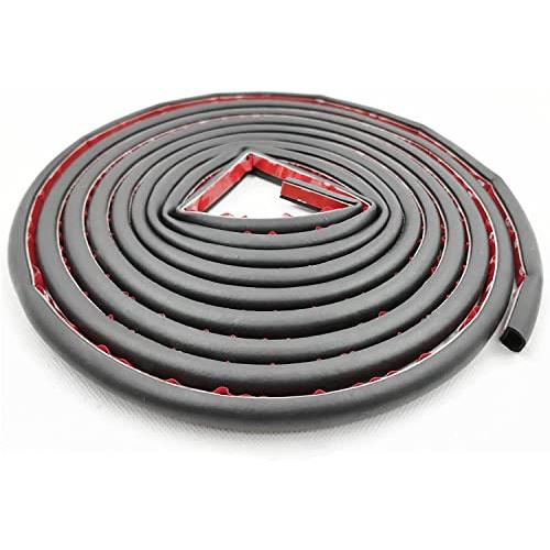 CGnaldo 5M D型 10M Ｂ型 車用ドアモール ウェザーストリップ 静音 風切り音遮断 ブラック 1巻入り 5M D型 | 