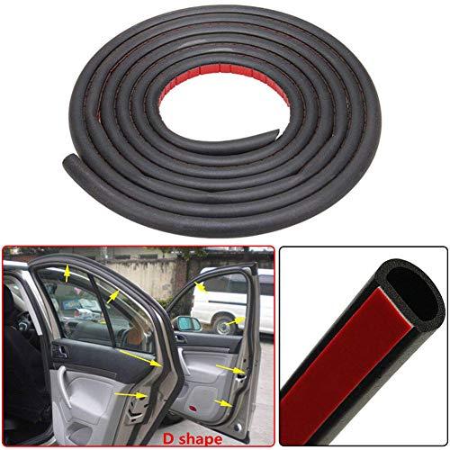 CGnaldo 5M D型 10M Ｂ型 車用ドアモール ウェザーストリップ 静音 風切り音遮断 ブラック 1巻入り 5M D型 |  | 02