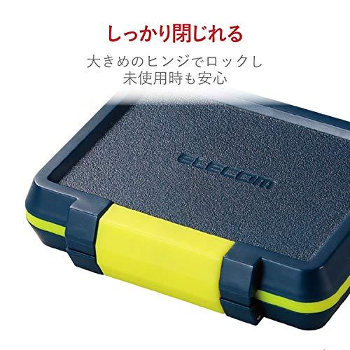エレコム メモリカードケース SD8枚 MicroSD8枚収納 耐衝撃 ネイビー CMC-SDCHD01NV |  | 04