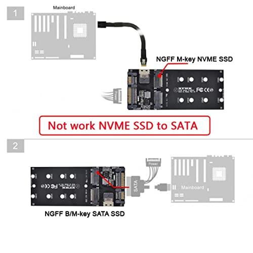 NFHK SF-8654 SF-8654 SSD NVME PCIe SSD SATAアダプタへのU2キットNGFF Mキー |  | 01