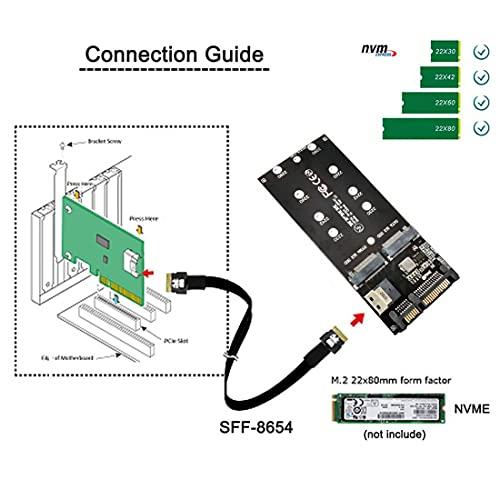 NFHK SF-8654 SF-8654 SSD NVME PCIe SSD SATAアダプタへのU2キットNGFF Mキー |  | 04