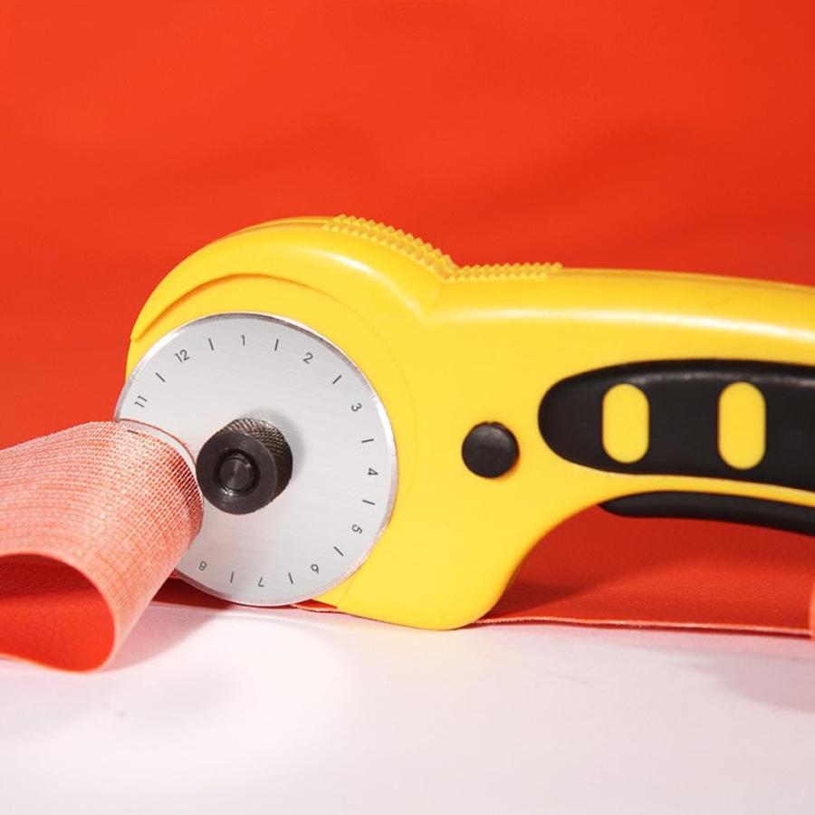 LOYELEY ロータリー カッター替刃 直径45ｍｍの円形刃 目盛りつく 10枚セット マルカッター円形ブレード ミシン目刃 手芸 不織布等の |  | 04