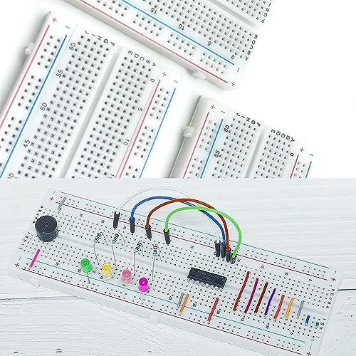 GTIWUNG 4個 830穴 ミニブレッドボード 実験用ボード Miniブレッドボード 830タイポイント ミニブレッドボード arduino |  | 05