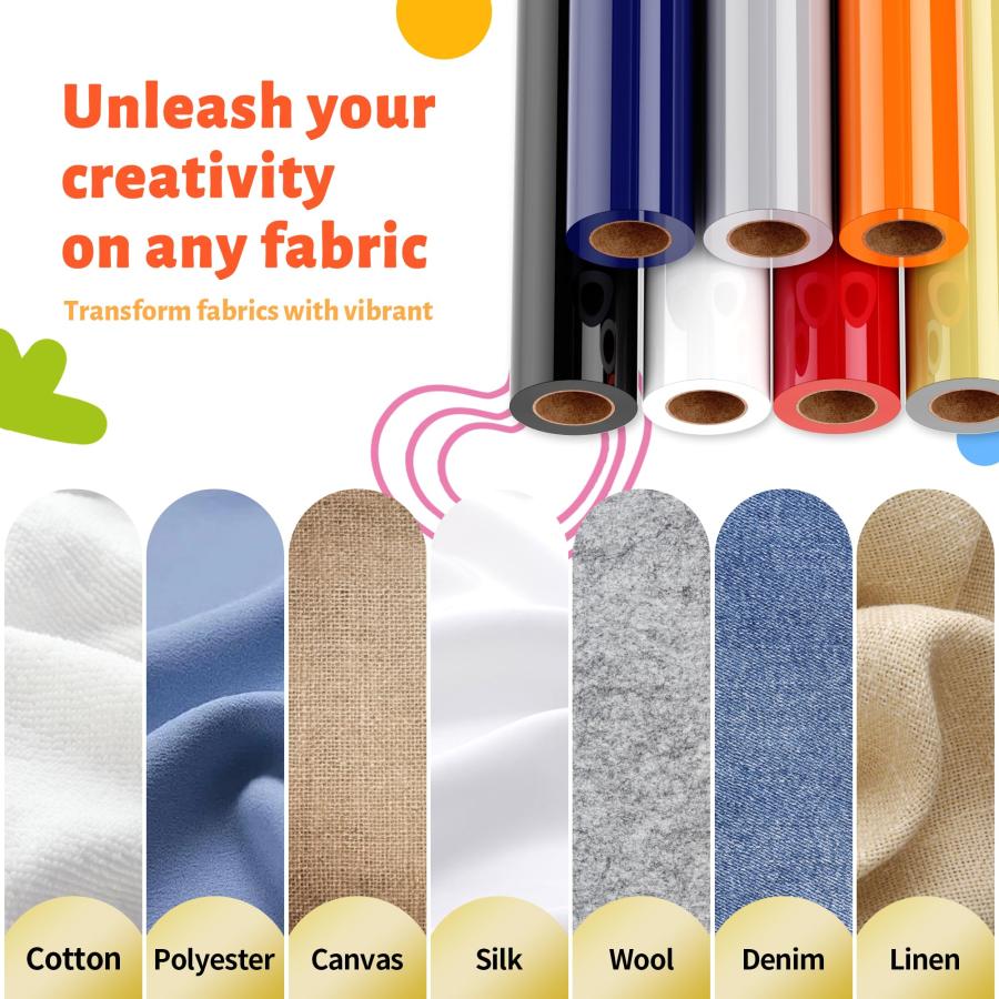 JAVIGA アイロンプリントシート 熱転写シート PU素材DIY用 約30cm