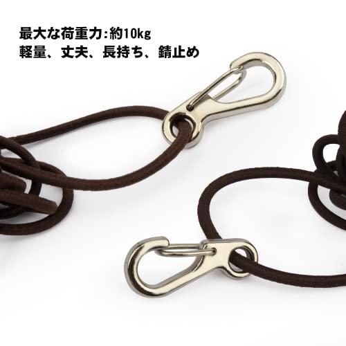 カラビナ 小 ミニ型 10個セット ミニカラビナ カラビナスナップ キーホルダー 小物 鍵 つける先 キャンプ ハイキング TEMLUM グレー |  | 05