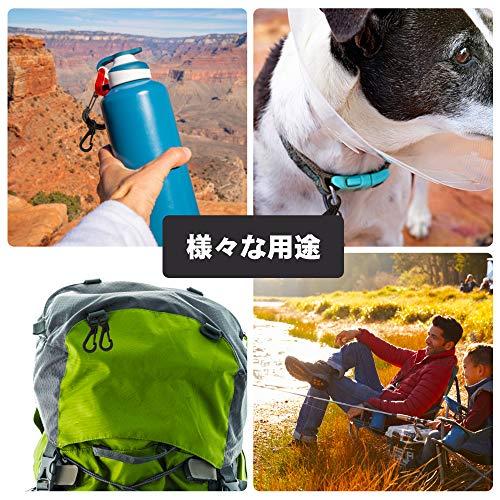 カラビナ 小 ミニ型 10個セット ミニカラビナ カラビナスナップ キーホルダー 小物 鍵 つける先 キャンプ ハイキング TEMLUM グレー |  | 06