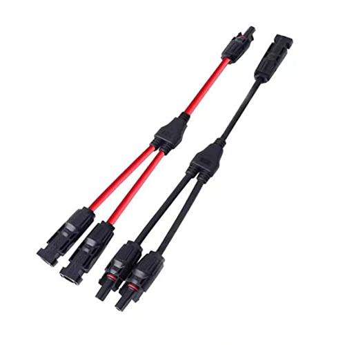 Y型並列MC4コネクター MMF + FFM ブランチ Y型並列MC4コネクター 耐候性 UV耐久 防水 1点セット | 