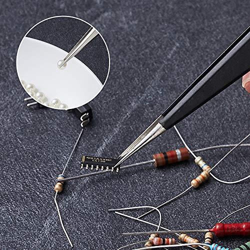 YFFSFDC プラモデル 模型 工具 精密 ピンセット 4種類 使い分け可能 プラスチックモデル/DIY/手芸/ネイル/電子工作などにも使用可 |  | 05