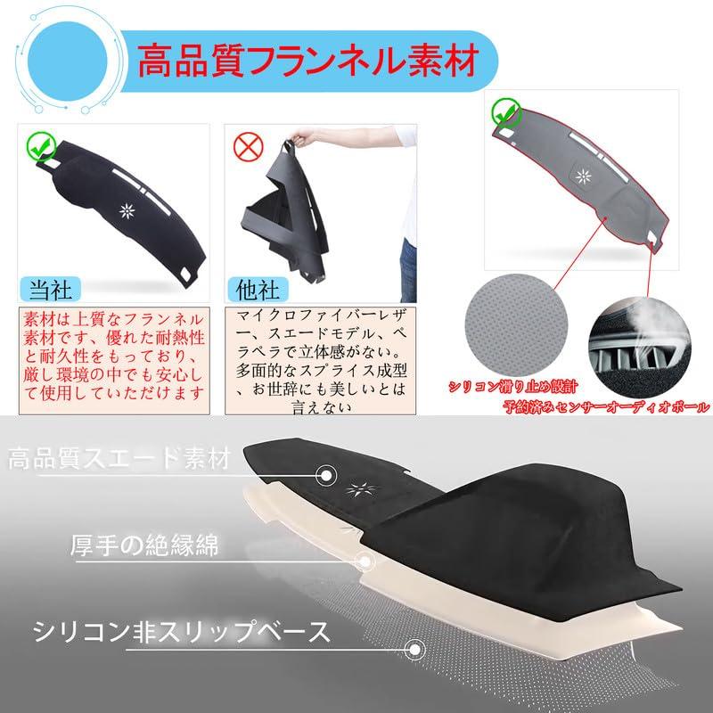 WAIROGA ホンダ N-ONE JG3 / JG4 専用 ダッシュボードマット 2020年 - 現行 ダッシュボードカバー 内装パーツ 防眩 |  | 03