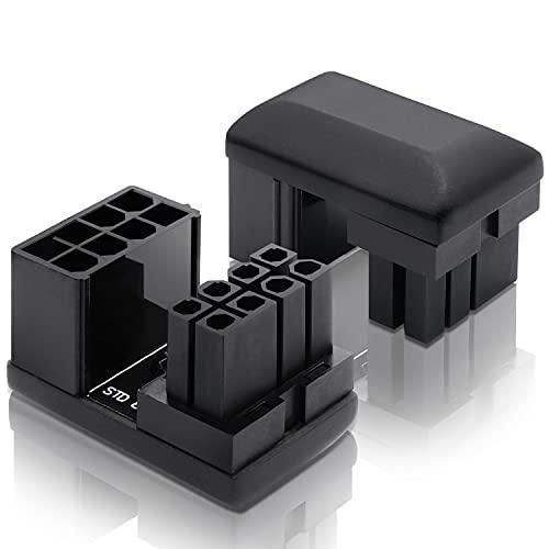 EZDIY-FAB PCI Express用 電源変換アダプタ Uターン型 8ピン180度角度コネクタ PC用電源アダプタボード- 標準タイプ2 | 