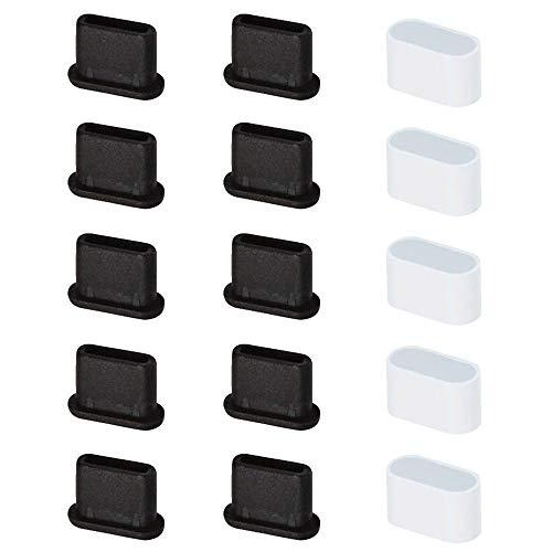 VSuRing USB3.1 Type-C コネクタカバー キャップ シリコン製 メス用 10個 オス用 5個 防塵 ケーブル先端用キャップ 端 | 