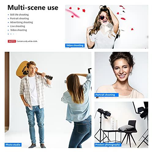 NEEWER 1.8x2.8M 100％ポリエステル折り畳める背景布「白 撮影やビデオなどに対応 |  | 04