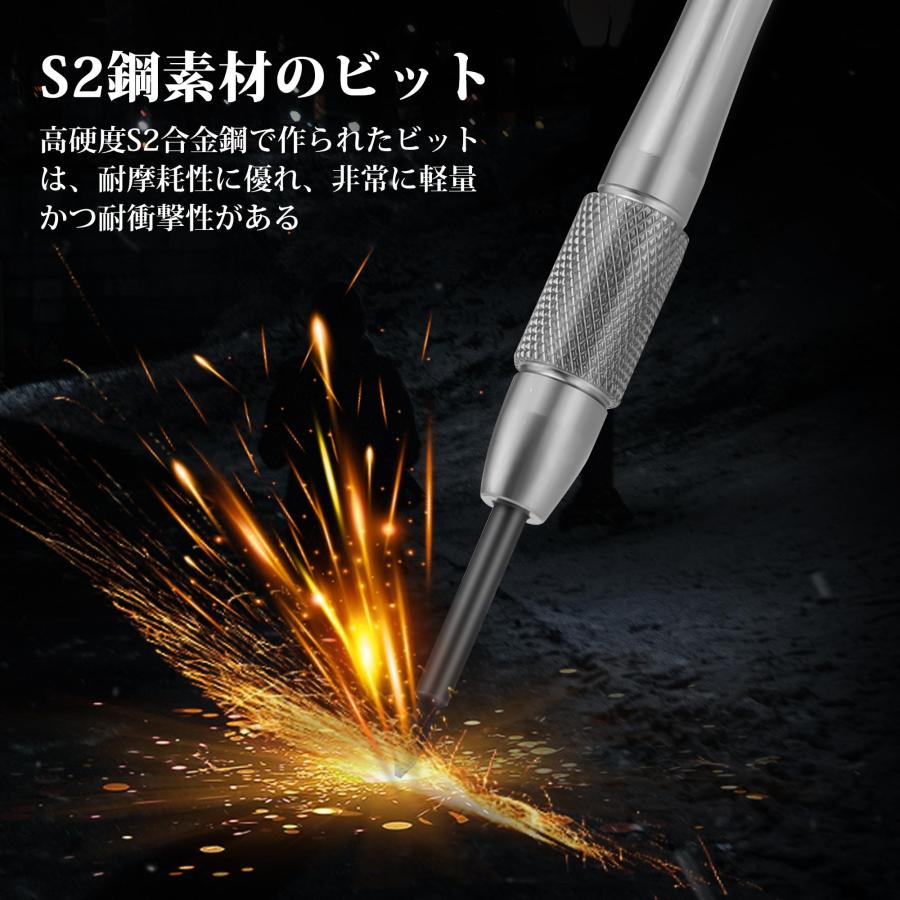 WORKPRO 精密ドライバーセット 6本組 特殊ドライバー 時計用ドライバー 磁気ドライバー プラス マイナス ベルト 時計 メガネ スマホ |  | 02