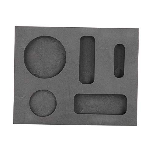 Kafuty-1 黒耐熱黒鉛るつぼ、るつぼ型、金属金用安定性5溝 |  | 02