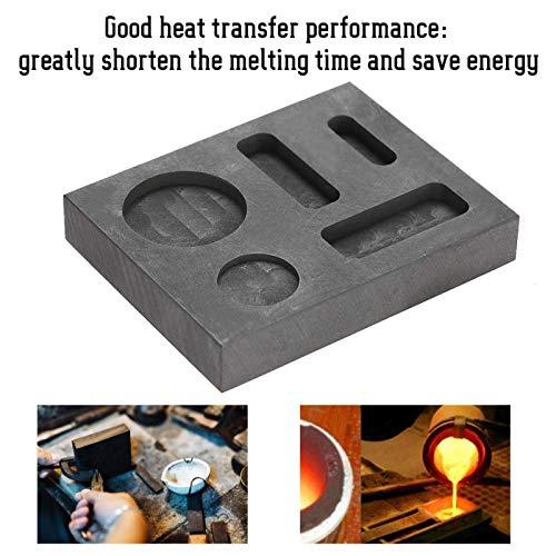 Kafuty-1 黒耐熱黒鉛るつぼ、るつぼ型、金属金用安定性5溝 |  | 07