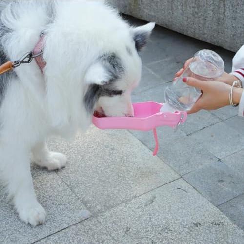 サムコス ペットウォーターボトル 犬 みずのみ器 ポータブル 250ml ペットウォーターボトル 給水器 お散歩用水筒 犬 水入れ 水漏れ防止 |  | 02