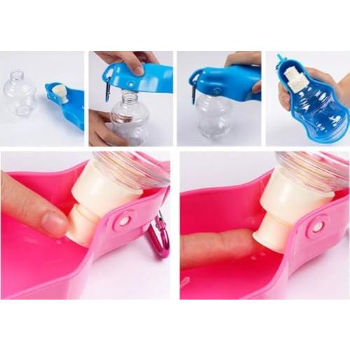 サムコス ペットウォーターボトル 犬 みずのみ器 ポータブル 250ml ペットウォーターボトル 給水器 お散歩用水筒 犬 水入れ 水漏れ防止 |  | 05