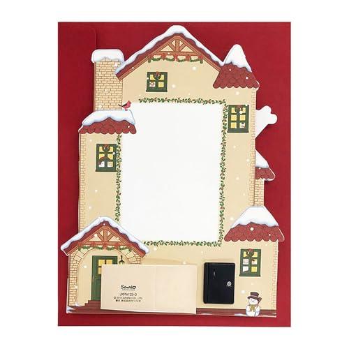 サンリオSANRIO クリスマスカード ライト＆メロディーカード サンタの家 メッセージカード グリーティングカード JXPM36-4 4421 |  | 02