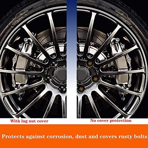 Kiligen自動車用 ショートナット 軽量ホイールナット ホイールドレスアップ 22個セット ナットカバー 黒 21mmボルト・ナットにフィッ |  | 04