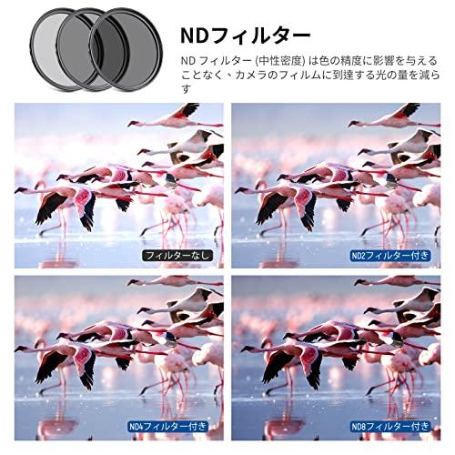 NEEWER 52mmレンズとフィルターセット : 広角/2.2x望遠追加レンズ 18mm-85mm APS-Cレンズ用 +1+2+4+10クロ |  | 03