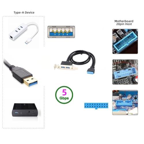 USB 3.0メスバックパネルからマザーボード20ピンケーブル、PCIブラケット40 cm |  | 02