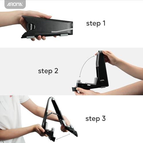 Aroma 折りたたみ式 ウクレレ スタンド 小型楽器対応 クラシックAフレーム構造 高さ調整可能 すべり止めベース付き ウクレレ マンドリン |  | 04