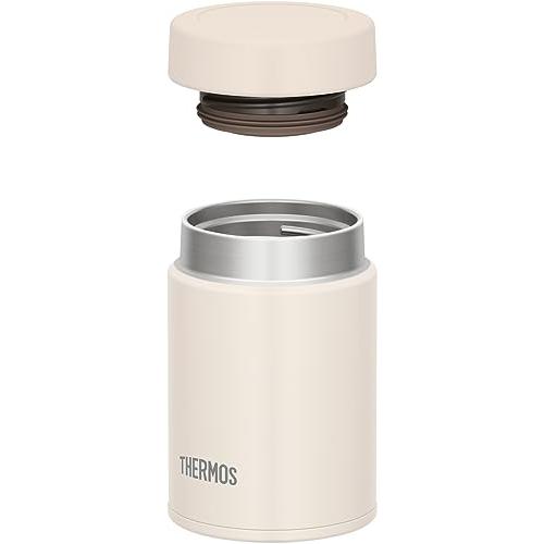 小容量モデル サーモス 真空断熱スープジャー 200ml アイボリー コンパクトサイズ 保温保冷 お手入れ簡単 口当たりがやさしい丸口設計 JB |  | 02