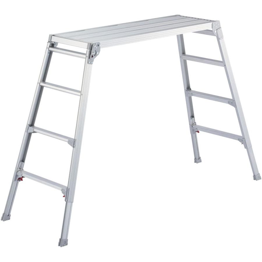 長谷川工業Hasegawa 脚部伸縮天板幅広足場台 DRSW-1200c 1.01~1.23m 176802020年モデル | 