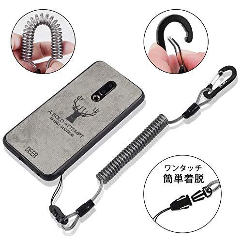 Karui 強力カールコード バンジーストラップ 携帯ストラップ 伸びる カラビナ リング スマホ チェーン コイルストラップ 落下・盗難・紛失 |  | 01
