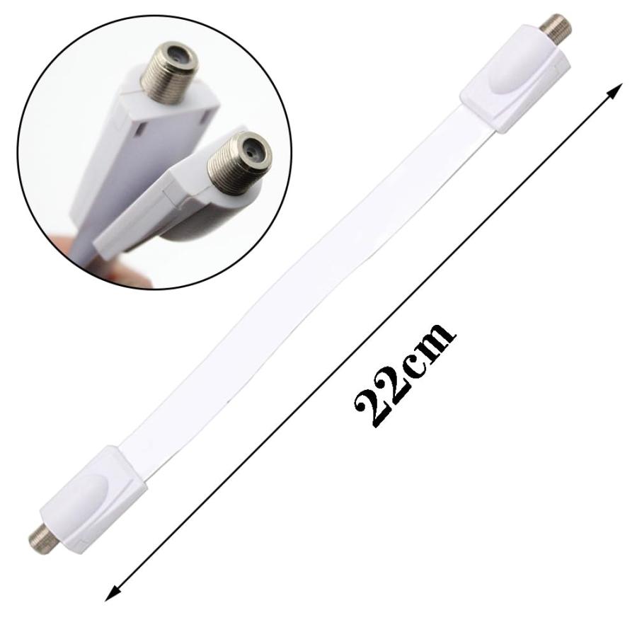 白い平らな頭上式ケーブルのギャップ ケーブル TV ケーブルのアンテナ ケーブルの同軸ケーブル ドアの窓のための曲げられる TV ケーブル 信号 |  | 01