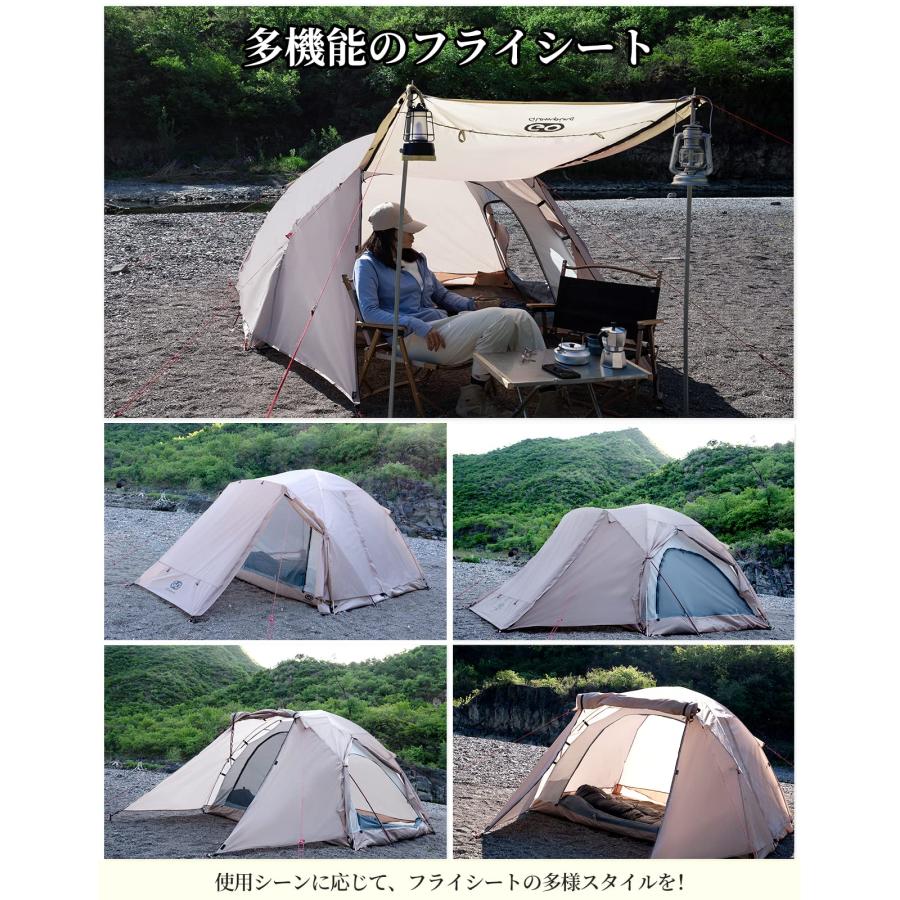 GOGlamping STARRYアルミツーリングドームテント アルミポール+ GOGlamping STARRYアルミツーリングドームテント アルミポール+