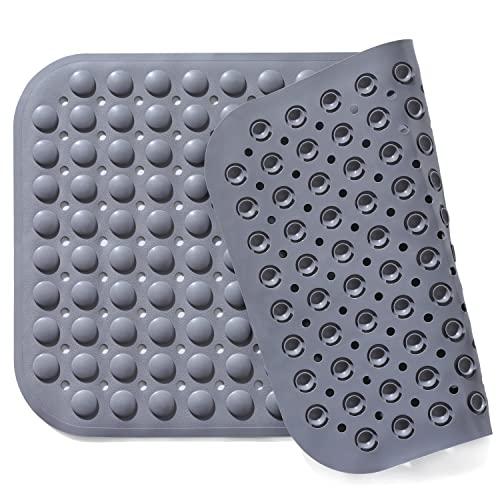 Toski 浴槽すべり止めマット TPE製 お風呂 滑り止めマット 浴槽 吸盤付き 40×70cm 滑り止めマット 柔軟快適 転倒防止 防カビ | 