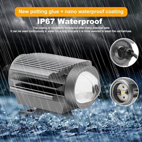 X-STYLE 20W バイクフォグランプ LED 補助灯 2色 4モード 白+黄色 ストロボ 12V 24V 高輝度 防水 長寿命 耐衝撃 ト |  | 05