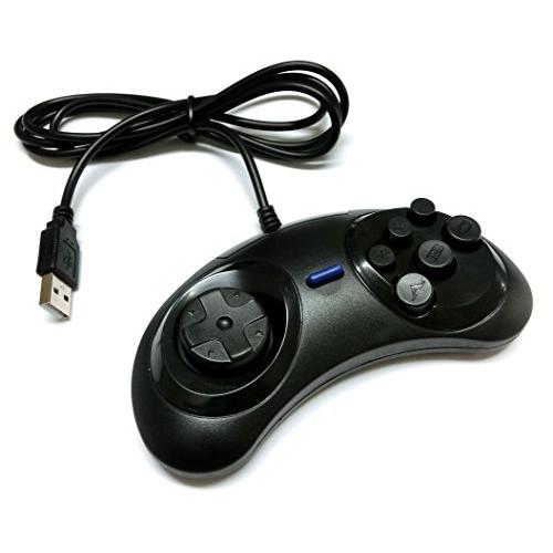 MD6ボタン型PC用USBコントローラー メガドライブパッド形状 |  | 01