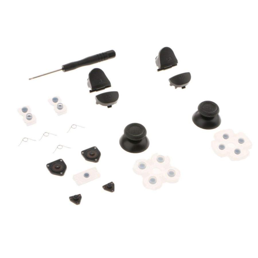 YFFSFDC PS4用 交換ボタン L1 R1 L2 R2 トリガー スプリング ボタン サムスティック コントローラー PS4対応 PS 4 |  | 01