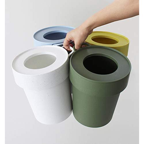 袋が隠れるゴミ箱 スモーキーブルー Sサイズ 5L way-be TAPTRASHタップトラッシュ 239970 |  | 03