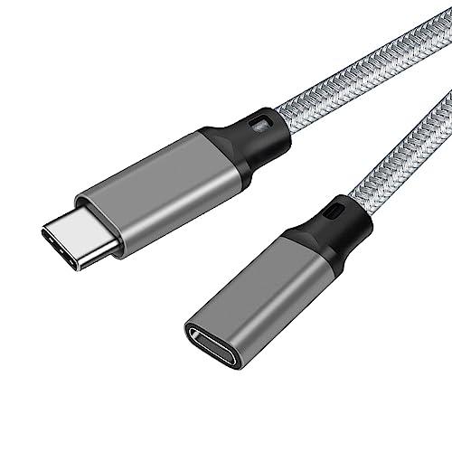 【互換品】 USB type C 延長ケーブル 3m LpoieJun 20Gbps高速データ通信/ 8K@60Hz映像出力/240W PD急速充電 | 