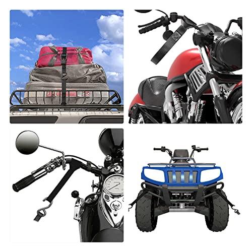 ZHEJIA タイダウンストラップ 8個セット 荷締めベルト 荷物ベルト タイダウンベルト ソフトループ 固定ベルト 多用途 梱包 自転車 バイ |  | 04