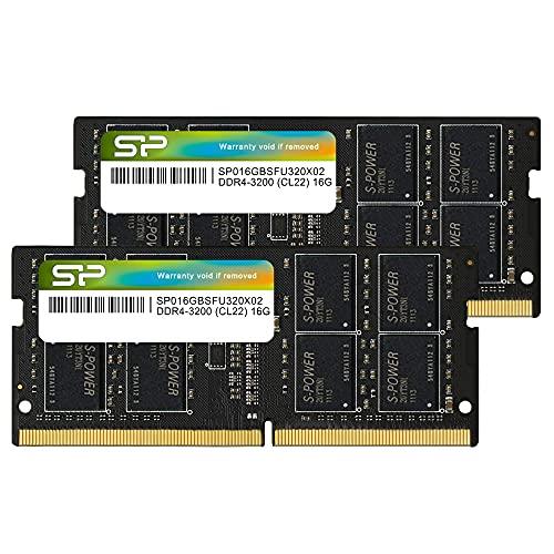 シリコンパワー ノートPC用メモリ DDR4-3200 PC4-25600 16GB×2枚 32GB