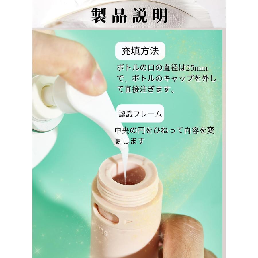 UULANFA トラベルボトルトラベルセット シリコン製詰め替えボトル 携帯便利 小分けボトル漏れ防止 出張用 旅行用 シャンプーボトル 3個セ |  | 04