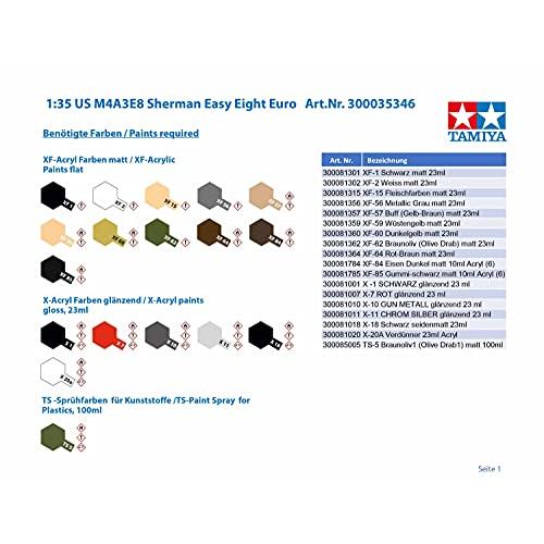 タミヤ 1/35 ミリタリーミニチュアシリーズ No.346 アメリカ陸軍 戦車 M4A3E8 シャーマン イージーエイト ヨーロッパ戦線 プラ |  | 02