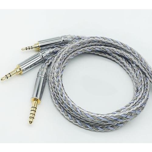 JSHiFi-Warrior2pin4.4mmリケーブル 16芯銀メッキ ケーブル フラット2pinイヤホンアップグレードケーブル 4.4mmイ |  | 01