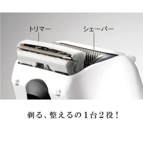 パナソニック メンズシェーバー ボディ用 お風呂剃り可 白 ER-GK40-W 白 ER GK40 本体