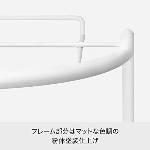 ライクイット like-it ランドリー 洗濯 収納 ラウンド型バスケット 2段 約幅41×40.5×90.5cmキャスター含む ホワイト LW |  | 05