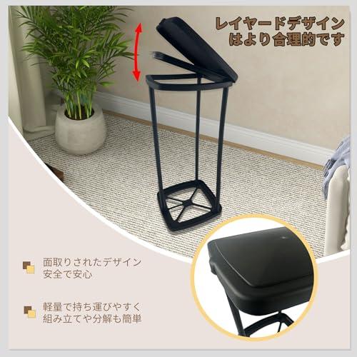 WSKLYワスクリ ゴミ袋ホルダー ゴミ箱 分別ゴミ袋ホルダー 塵袋ホルダー 20L〜90L対応 高さ伸縮可 におい遮断 ポリ袋ラック 骨組みタ |  | 02
