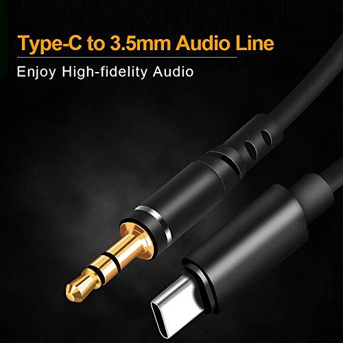 AXYO オーディオケーブル USB Type-C to 3.5mm AUXケーブル カールコード式 ステレオミニプラグ 1.2ｍ 長く伸びるカ |  | 07